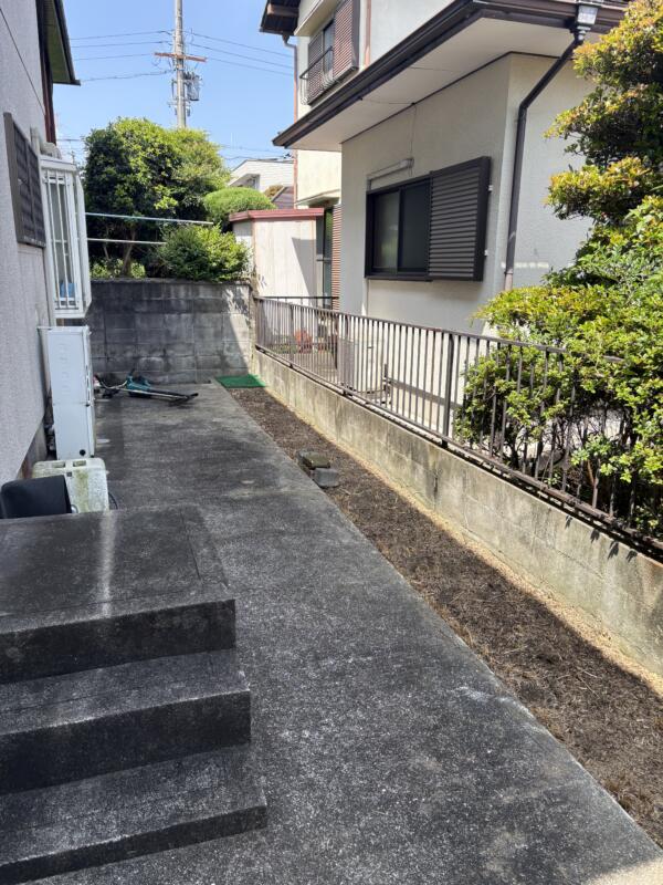 草刈り後の写真