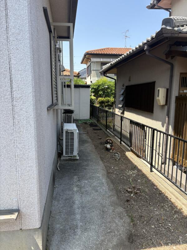 草刈り伐採後の写真